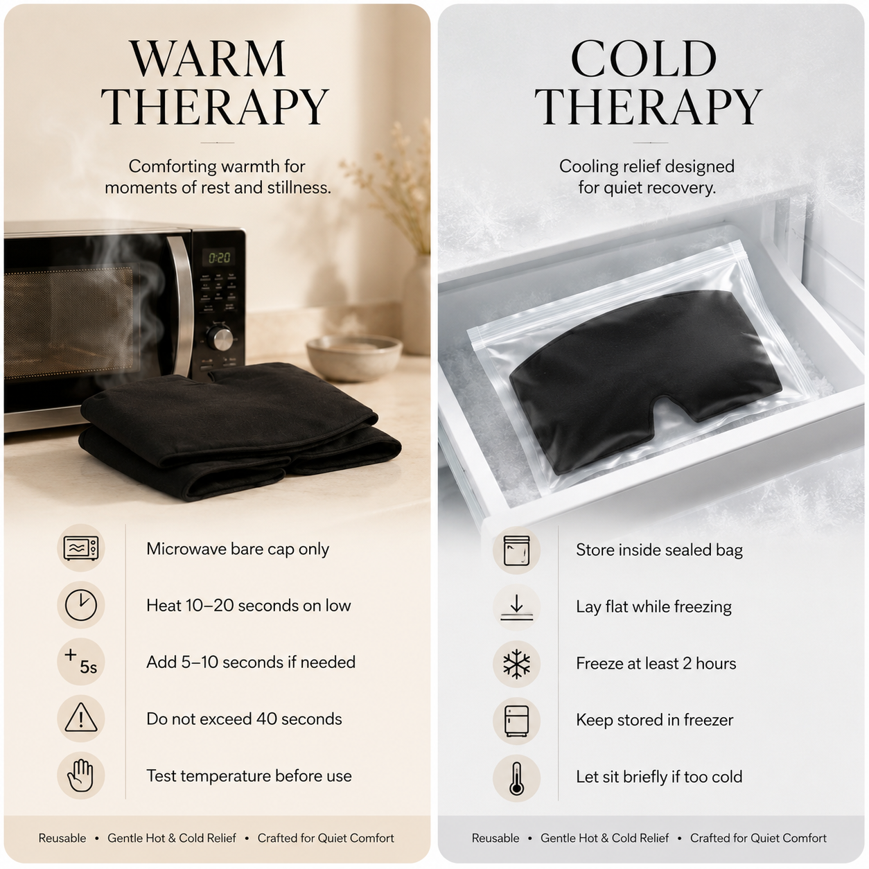 Cooling & Warming Relief Cap