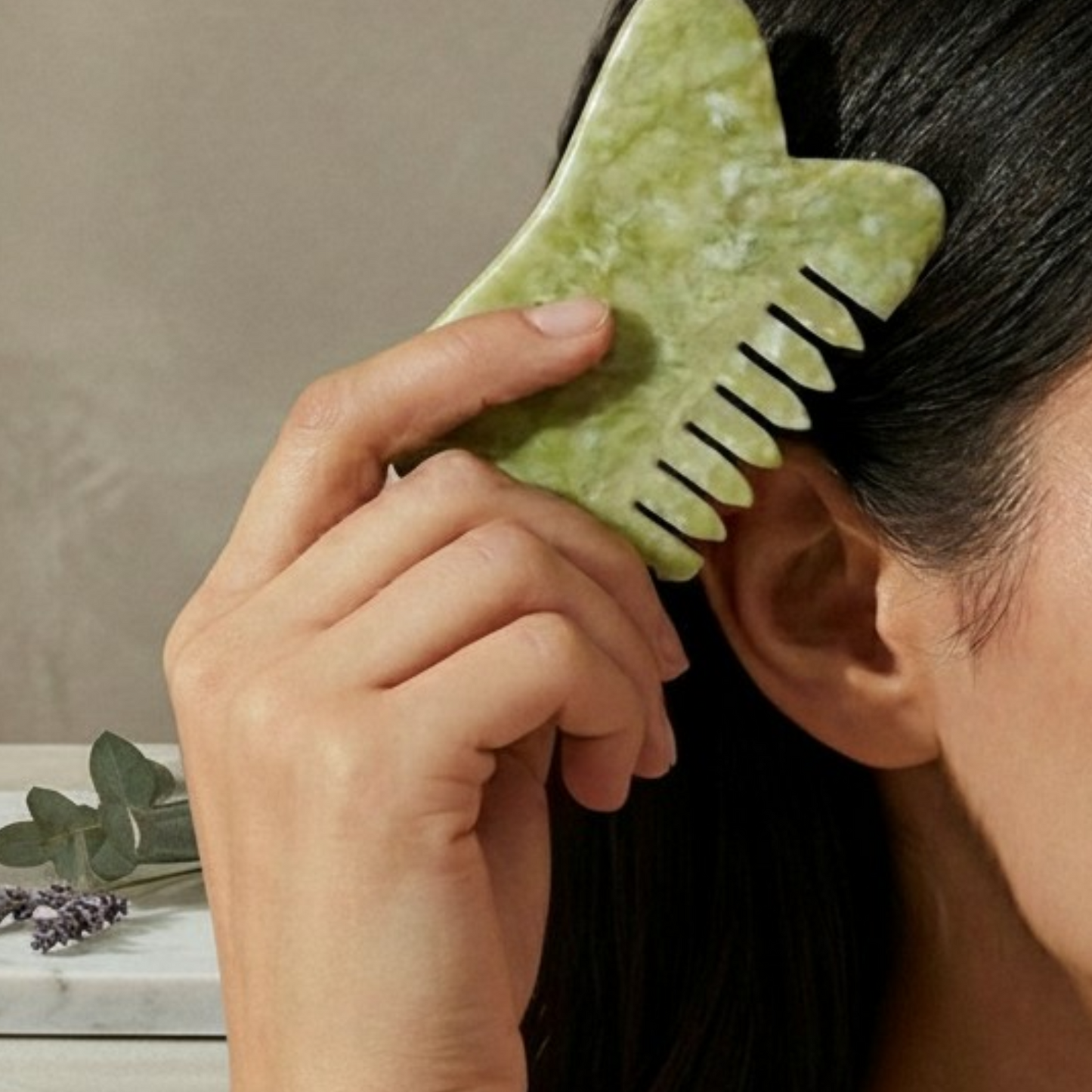Jade Scalp Ritual Tool