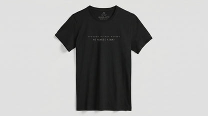 Through Mighty Waters Tee - Noir